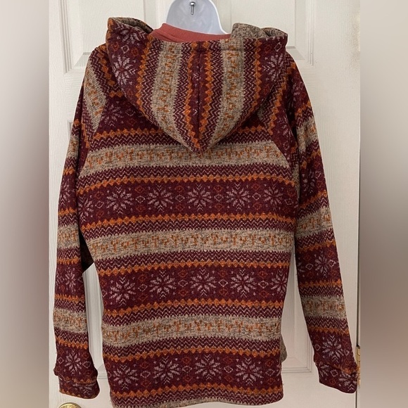 Vintage 70’s Fair Isle Zip Up Relaxed Jacket - Picture 3 of 5